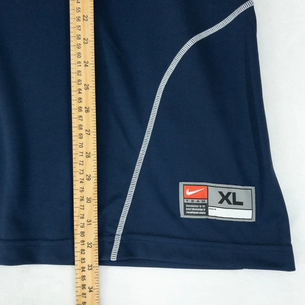 Nike Shooting Jersey Womens XLT Talll Blue Long Sleeve Nike Fit Dry Contrast New